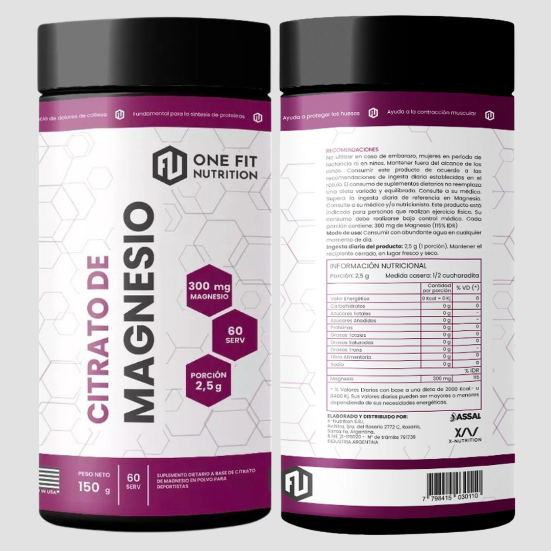 CITRATO DE MAGNESIO EN POLVO